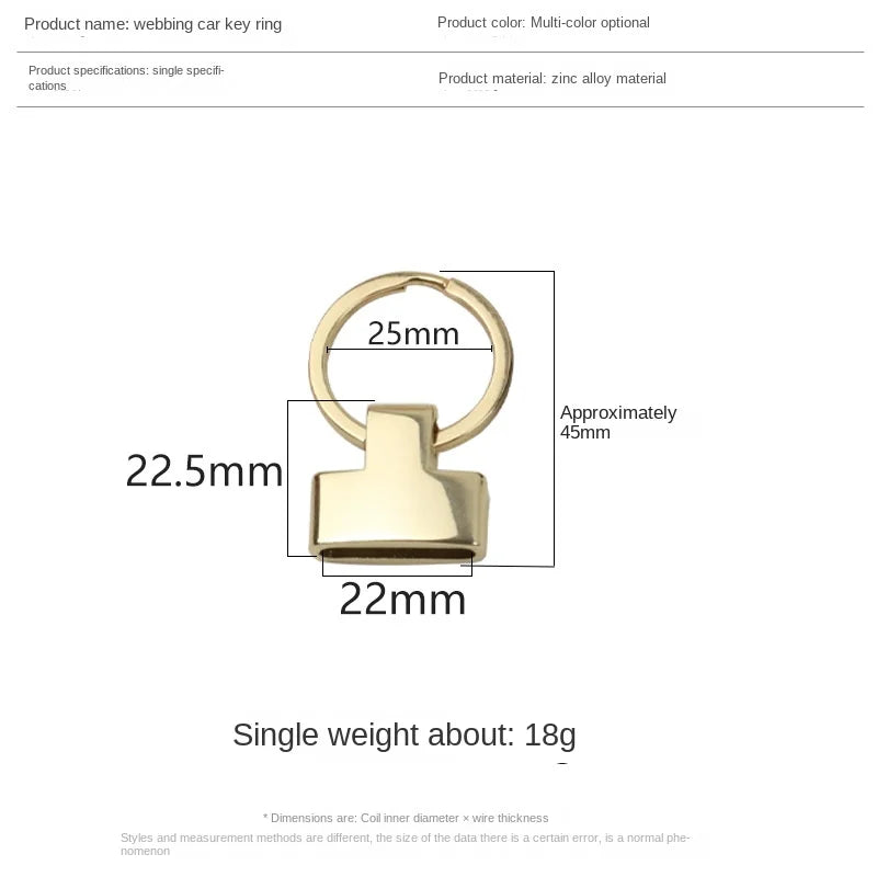 1 Inch Inner Diameter 25mm Zinc Alloy Luggage Hardware Accessories