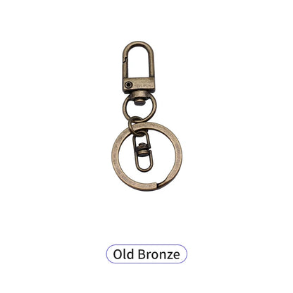 Luxury Custom Logo Metal Zinc Alloy Compass Carabiner Keychain Swivel