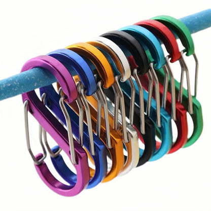 HT Sports No 5 S-shaped Figure-8 Aluminum Alloy Carabiner For Outdoor