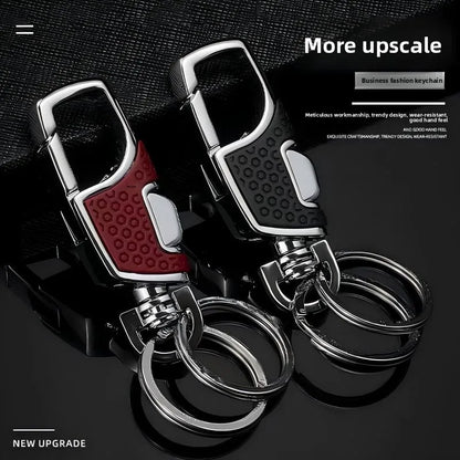 Vintage Style Metal Key Ring Promotional Heavy Duty Carabiner For Men