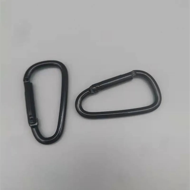 Electrophoresis Black No.5 D-shaped All-black 46mm Carabiner Outdoor