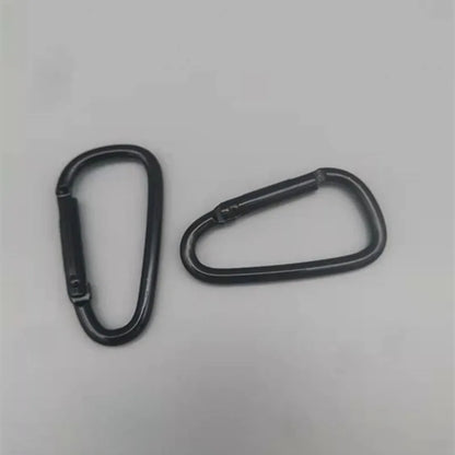 Electrophoresis Black No.5 D-shaped All-black 46mm Carabiner Outdoor