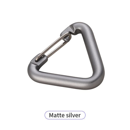 25mm Heavy Duty Aluminum Alloy Hook Carabiner Spring Triangle Buckle