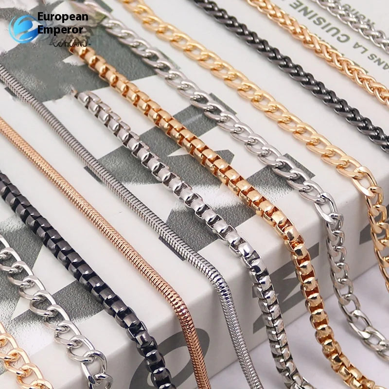 Hong Tu Universal Single Shoulder Snake Bone Chain Flat O Bag Chain