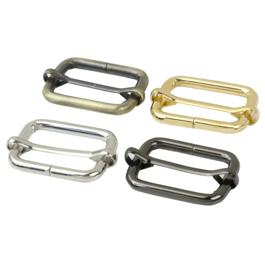 Adjustable 50mm Metal Rectangle Slide Tri-Glides Buckles For Dog Collar