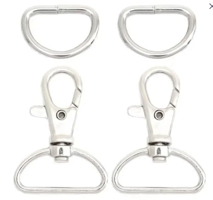 Supplied Zinc Alloy 3-prong Fish-mouth Buckles Luggage Bag Hardware