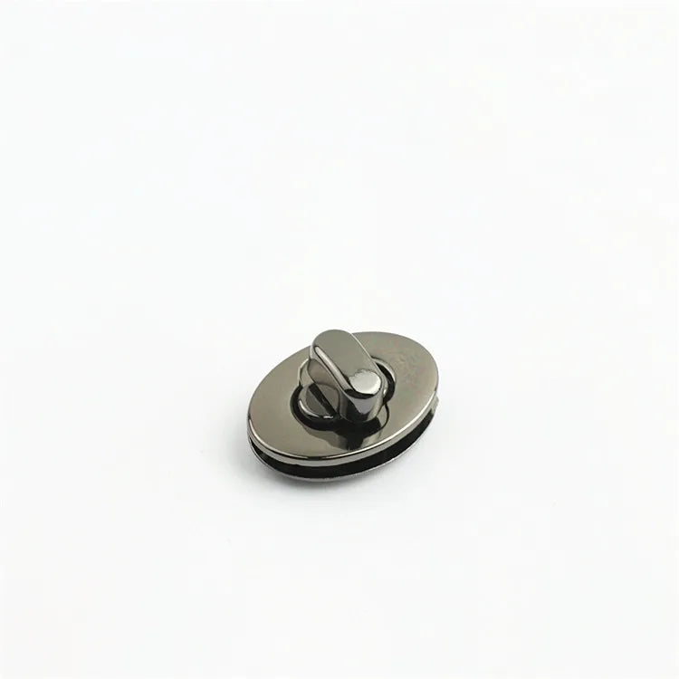 Classic Zinc Alloy Egg Lock Oval-Shaped Twist-Lock Buckle Hardware For
