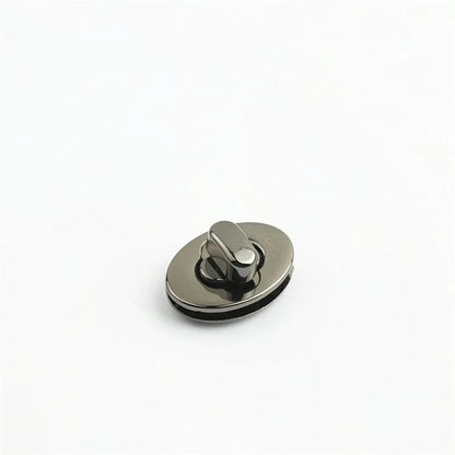 Classic Zinc Alloy Egg Lock Oval-Shaped Twist-Lock Buckle Hardware For