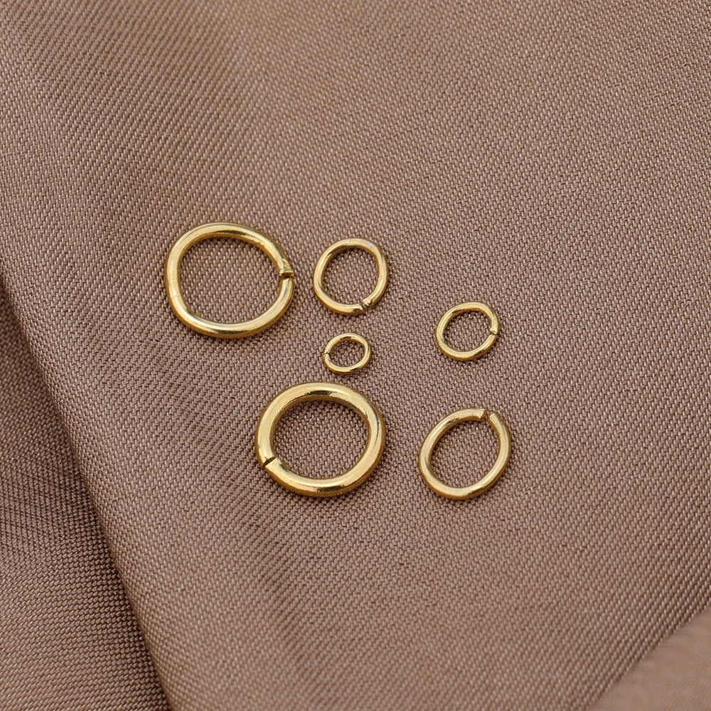 HONG TU F1315 18K Gold Vacuum Color Stainless Steel DIY Jewelry