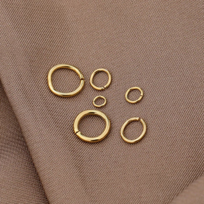 HONG TU F1315 18K Gold Vacuum Color Stainless Steel DIY Jewelry