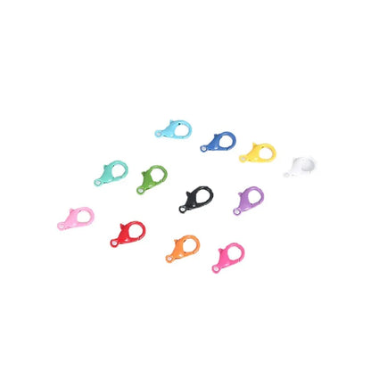 Korean-style Baking Paint Rainbow Lobster Clasp Buckle DIY Jewelry