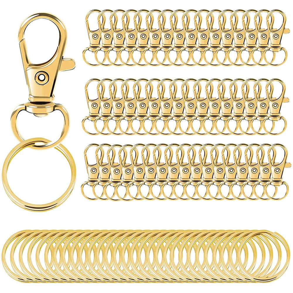 Durable Zinc Alloy Eco-friendly UV Carabiner Keychain 360 Rotating Hook