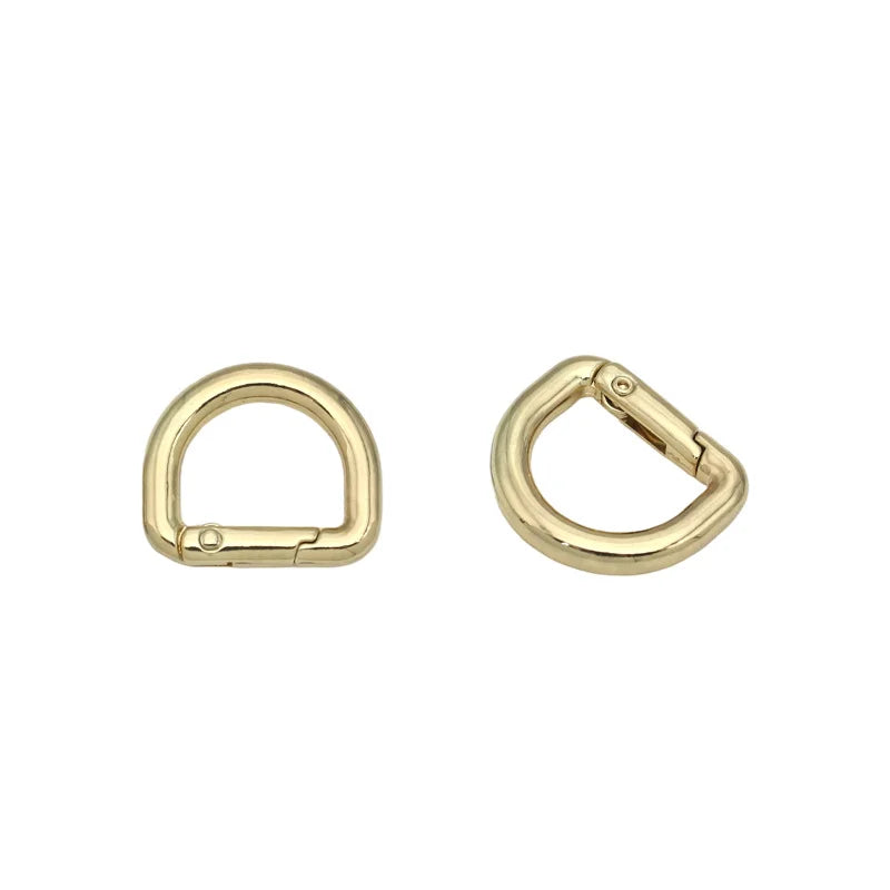 HONG TU Luxury Metal Alloy D Ring Spring Hook Clasp Snap Gate Classic