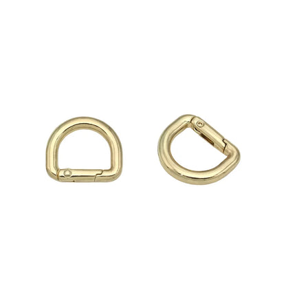 HONG TU Luxury Metal Alloy D Ring Spring Hook Clasp Snap Gate Classic