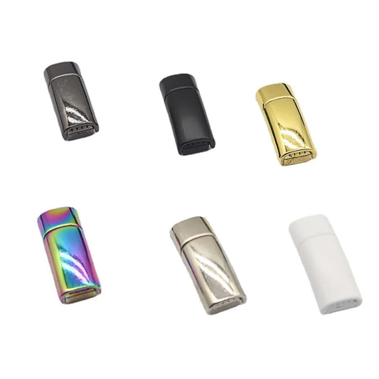 Lazy Tie-free Elastic Magnetic Zinc Alloy Radian Semi-circular Clip