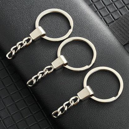Bold 30MM Flat Ring Box Carabiner Fashionable Metal Pendant Keychain