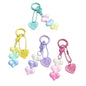 Hongtu Brand Heart-Shaped Alloy Carabiner Keychain For DIY Pendant