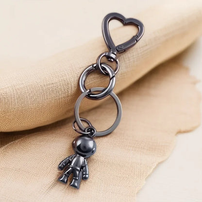 Heart-Shaped Metal Spring Clip Snap Hook Carabiner DIY Hardware