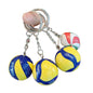 New Cartoon Rubber Volleyball Light Keychain Digital Printing Fashion