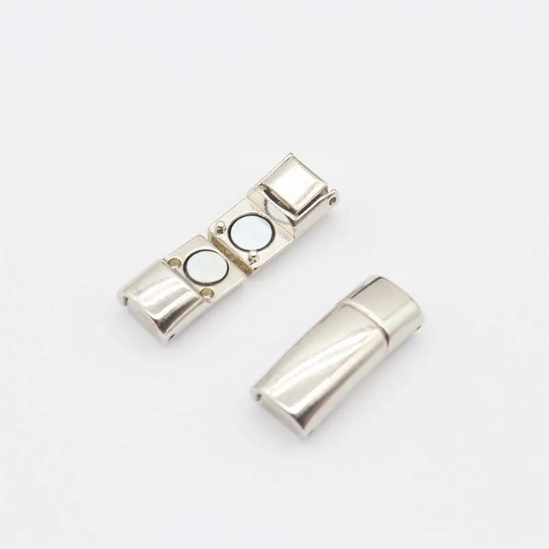 Lazy Tie-free Elastic Magnetic Zinc Alloy Radian Semi-circular Clip
