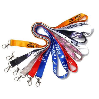 Printed Polyester Lanyard Keychain PVC Silicone Nylon-Promotional Neck