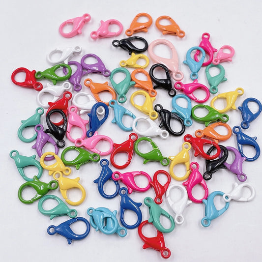 Korean-style Baking Paint Rainbow Lobster Clasp Buckle DIY Jewelry