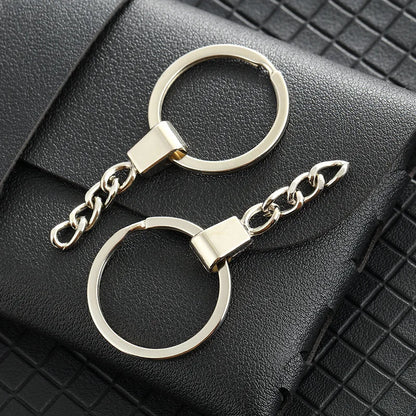 Bold 30MM Flat Ring Box Carabiner Fashionable Metal Pendant Keychain