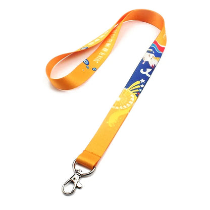 Printed Polyester Lanyard Keychain PVC Silicone Nylon-Promotional Neck