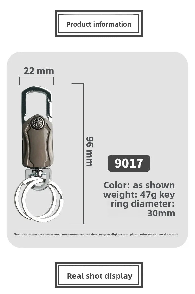 Multi-Functional Creative Plastic Keychain Double-Ring Phone Stand