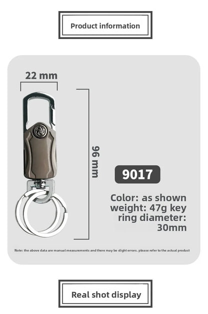 Multi-Functional Creative Plastic Keychain Double-Ring Phone Stand