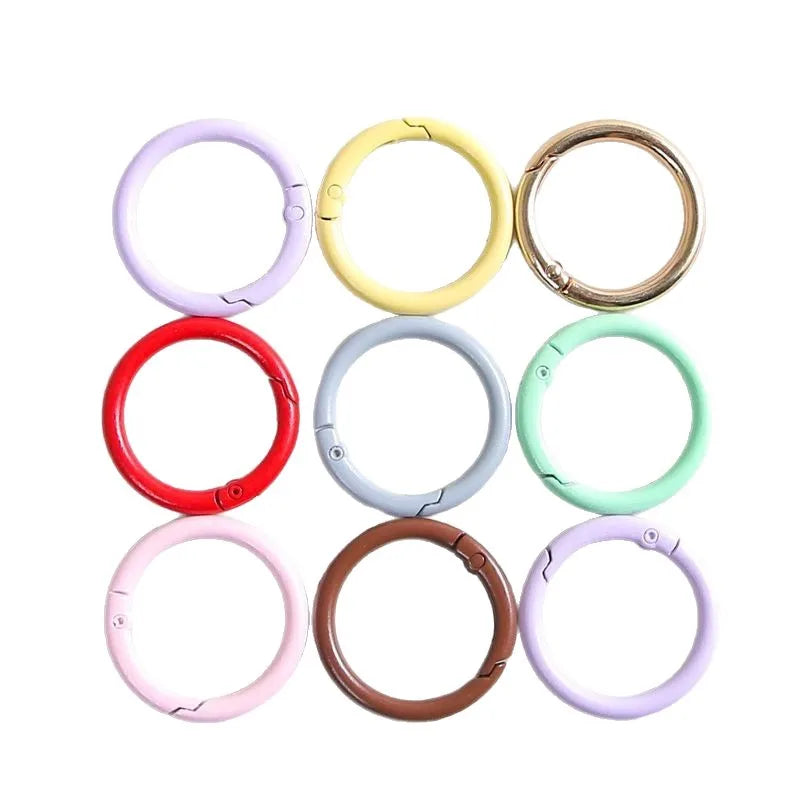33mm Strong Spring Buckle Key Chain Color Painted Plating Technique