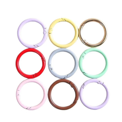 33mm Strong Spring Buckle Key Chain Color Painted Plating Technique