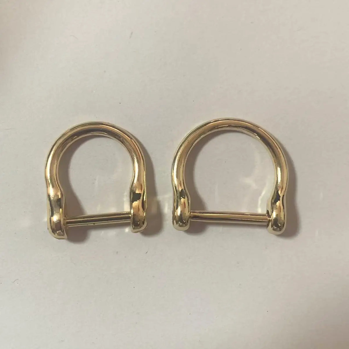 Metal Horseshoe Buckle Detachable Screw D-Ring U-Shaped Repairable DIY