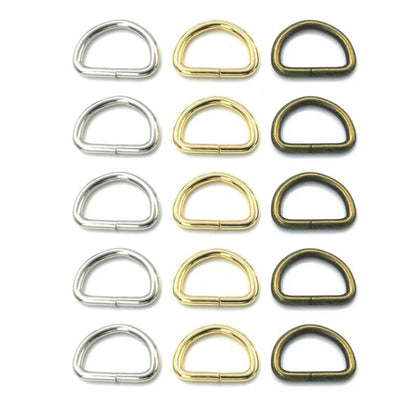 D-Shaped Metal Ring Buckle Adjustable Strap For Handbag &