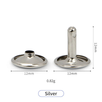 Special Bag Parts Accessories Double-Sided Stainless Steel Rivet Buckle