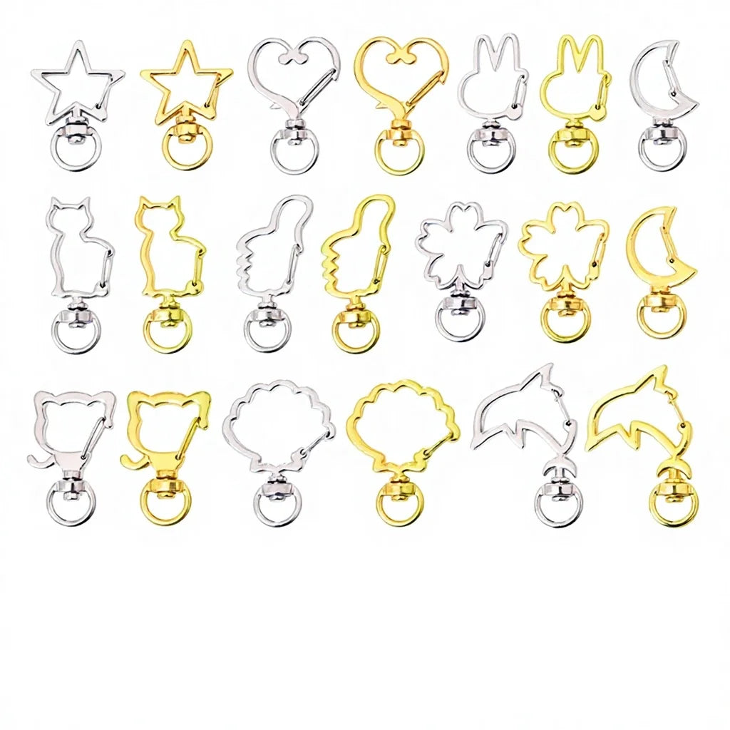 Special-Shaped Genuine Simple Zinc Alloy Electroplated Heart-Shaped Key