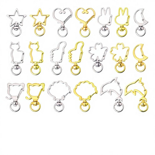 Special-Shaped Genuine Simple Zinc Alloy Electroplated Heart-Shaped Key