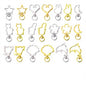 Special-Shaped Genuine Simple Zinc Alloy Electroplated Heart-Shaped Key