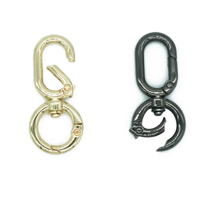 Lightweight Fashion High Quality 360 Rotatable Metal Spring O Ring Snap