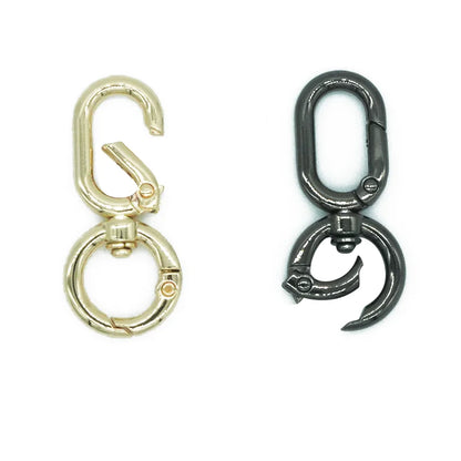 Lightweight Fashion High Quality 360 Rotatable Metal Spring O Ring Snap