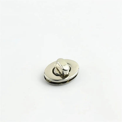 Classic Zinc Alloy Egg Lock Oval-Shaped Twist-Lock Buckle Hardware For
