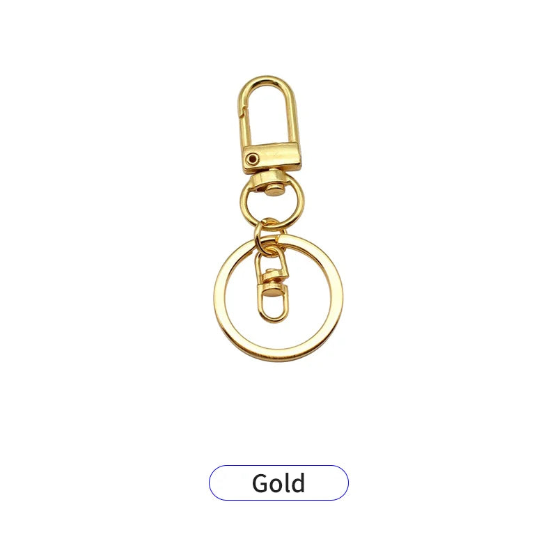 Luxury Custom Logo Metal Zinc Alloy Compass Carabiner Keychain Swivel