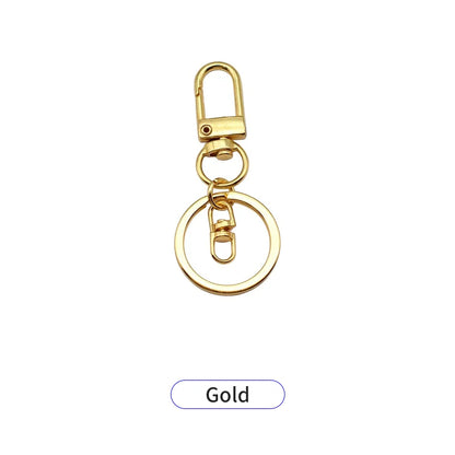 Luxury Custom Logo Metal Zinc Alloy Compass Carabiner Keychain Swivel