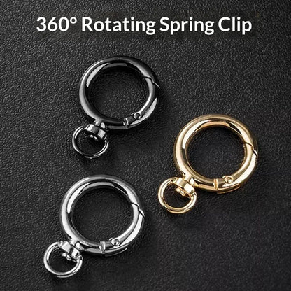 HT Model 0035 6mm Electroplated Zinc Alloy Spring Clasp Swivel Small