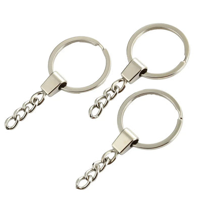 Bold 30MM Flat Ring Box Carabiner Fashionable Metal Pendant Keychain