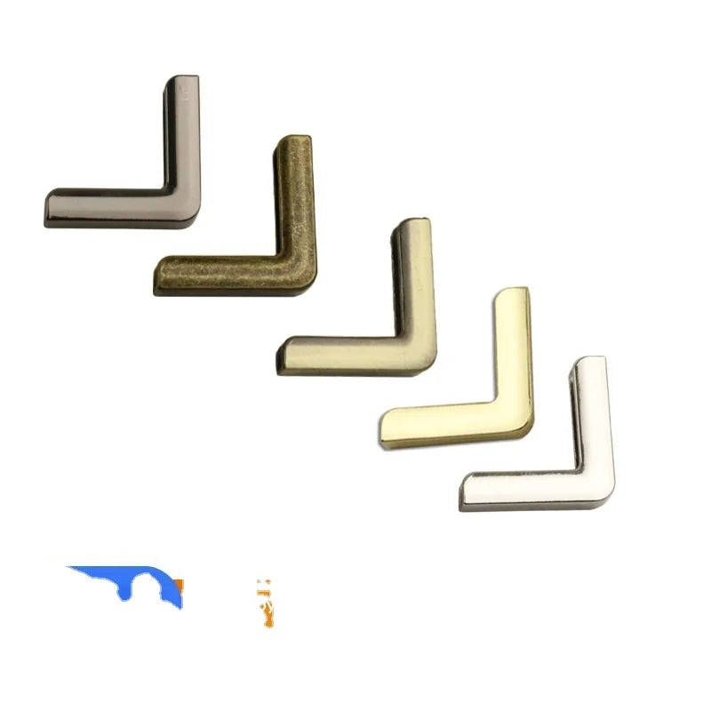 Light Gold Right Angle Bag Corner Protector Handbag Zinc Alloy Edge