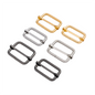 Adjustable Rectangle Metal Slide Tri-Glides 20mm-38mm Plated Alloy