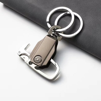 Multi-Functional Creative Plastic Keychain Double-Ring Phone Stand
