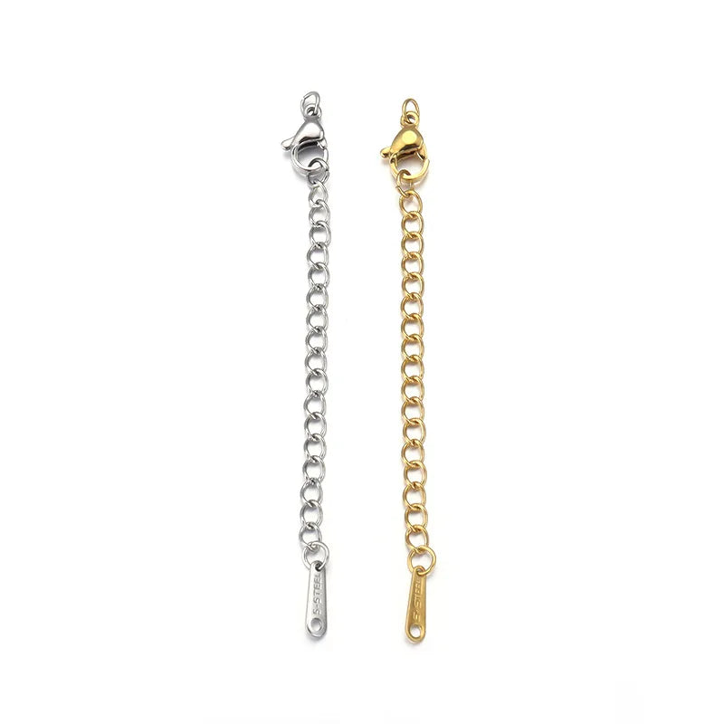 HONGTU HT Model 18K Stainless Steel DIY Jewelry Set 5cm Tail Chain