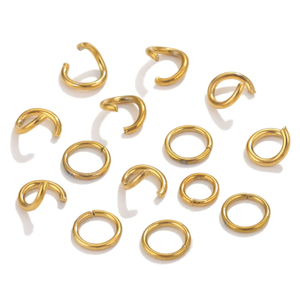 Stainless Steel 18K Gold-plated Vacuum-electroplated Color-retention